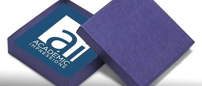 Image of the Academic Impressions Logo in a Giftbox